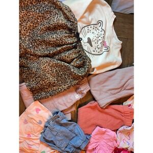 Mixed Brand 15pc Clothing Lot Kids 4T Multicolor Skirts Joggers Tees Swim